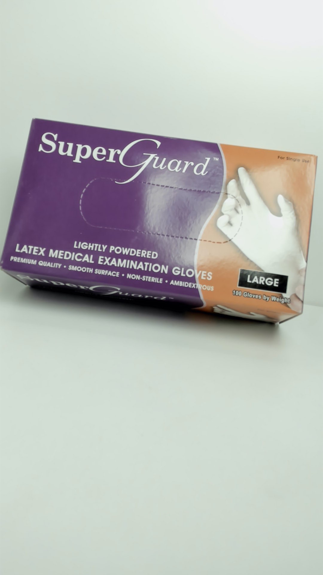 Guantes desechables de Latex Natural, talla L