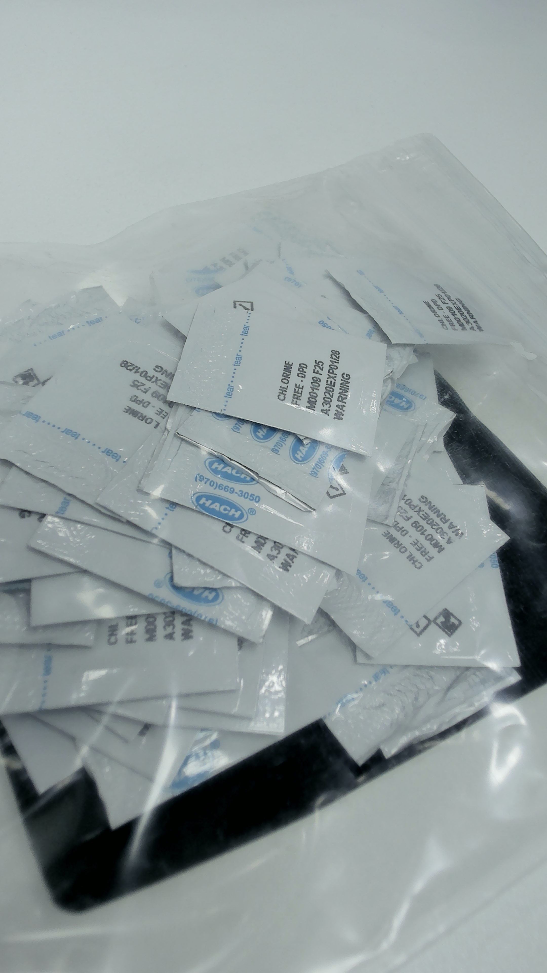 DPD para Cloro Libre muestra de 25ml 