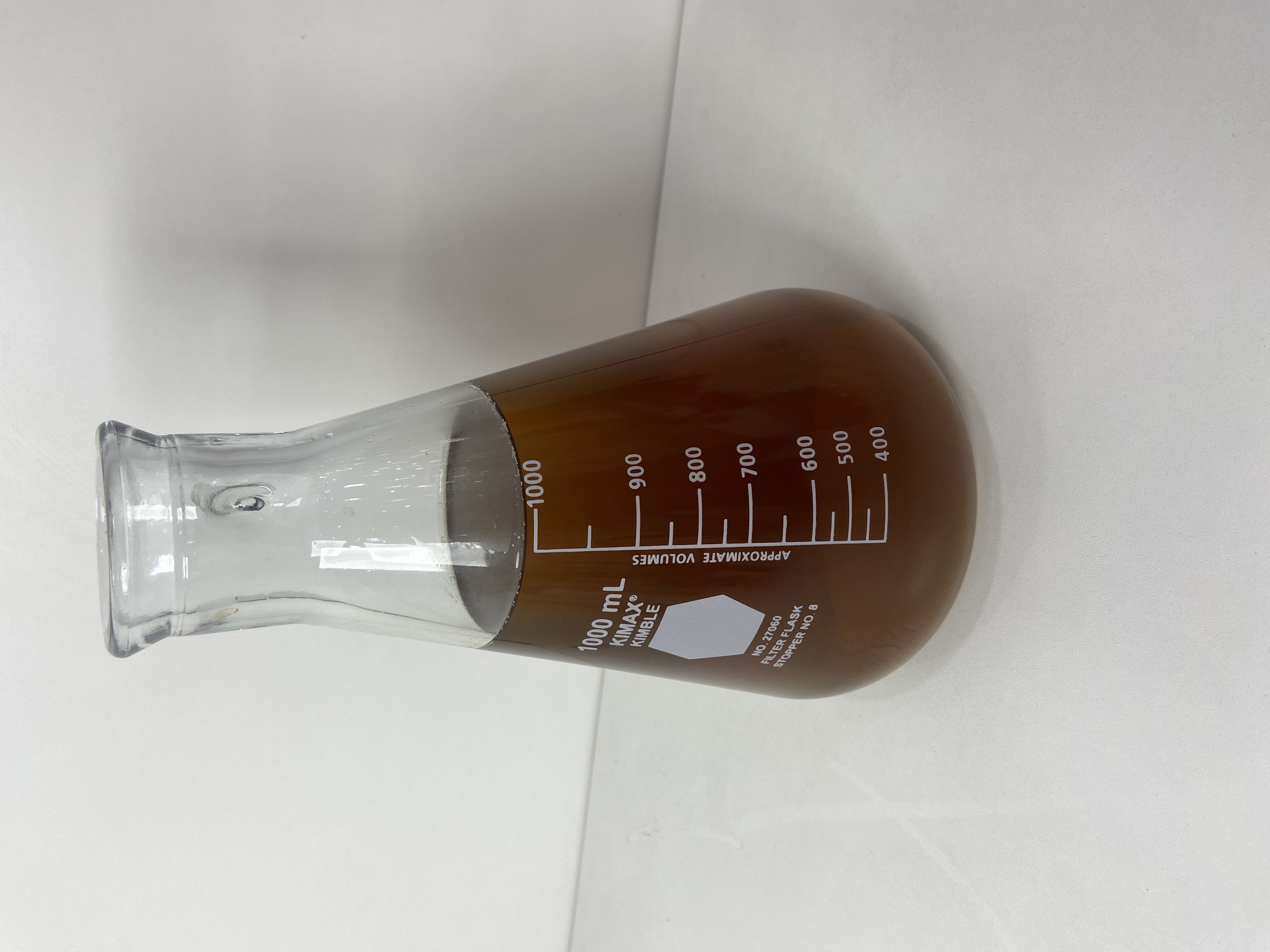 Matraz de Filtración reforzado tubo graduado 1000ml