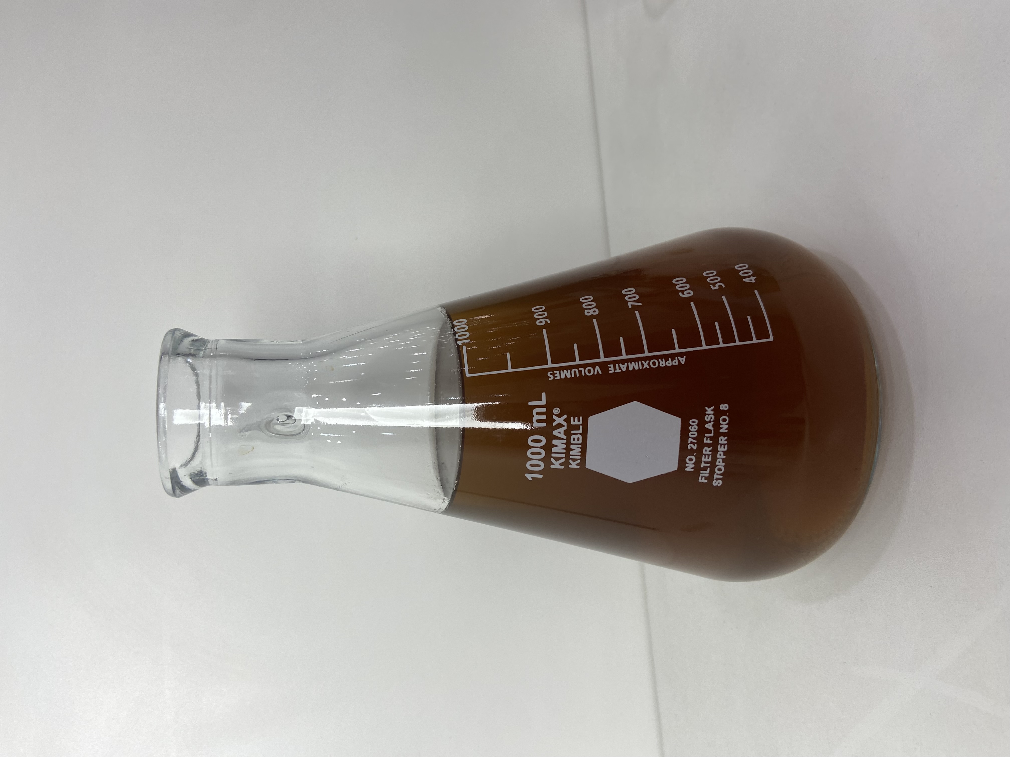 Matraz de Filtración reforzado tubo graduado 1000ml