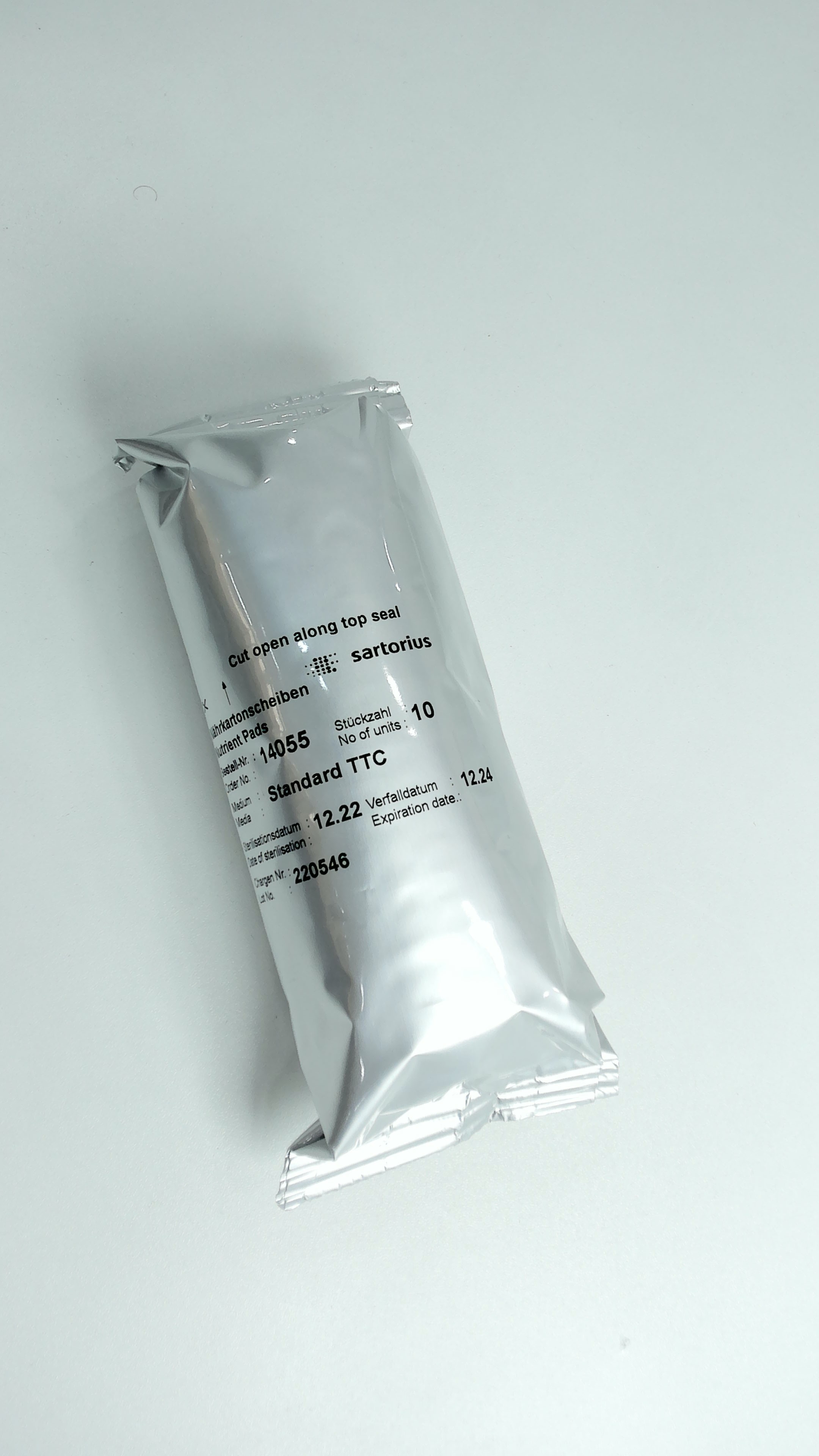 NKS/NPS Contiene: TTC Conteo Total + Petri 60mm + Almohadilla + Membrana Verde 0.45 um
