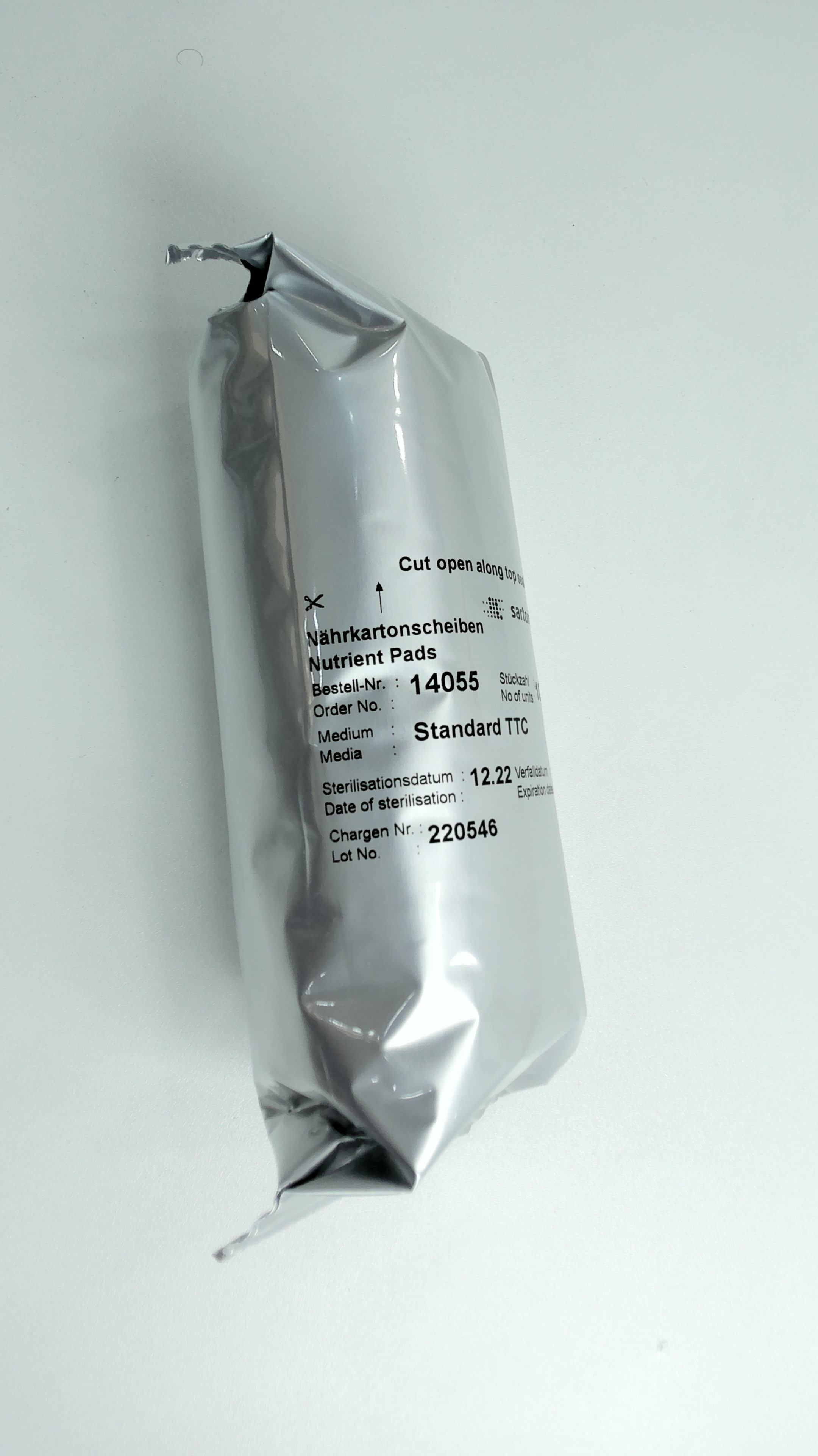 NKS/NPS Contiene: TTC Conteo Total + Petri 60mm + Almohadilla + Membrana Verde 0.45 um
