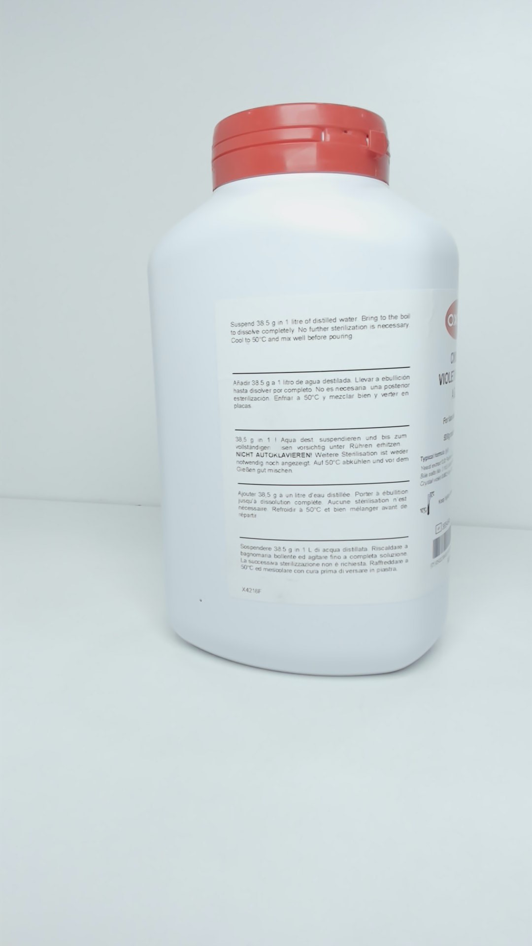 Agar Bilis y Rojo Violeta con Lactosa (Violet Red Bile Lactose Agar - VRBLA)