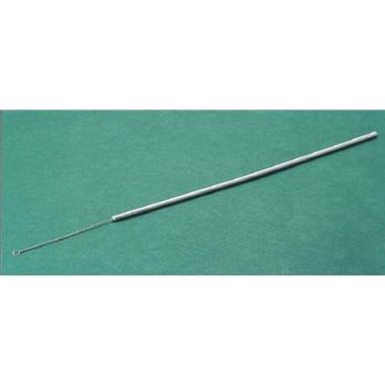 Asa de inoculación, loop 3mm 25ga, 8"  largo
