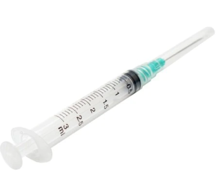 Jeringuilla de 3CC / 3mL 21 X 1 1/2 con aguja