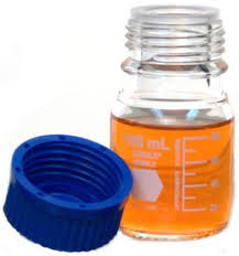 Botella tapa azul GL45 de 100ml (1153771)