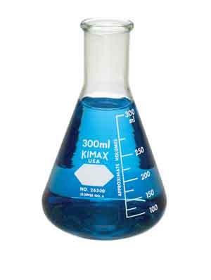 Matraz Erlenmeyer, Boca estrecha, 2000ml